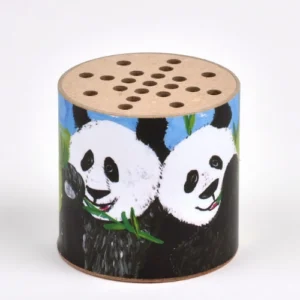 Mechanische Brummstimme-Dose XL – Nostalgie im Pandamotiv