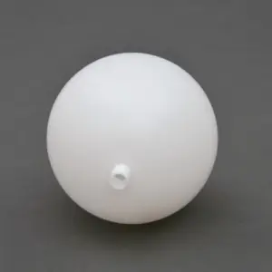 Weiße Kunststoffkugel mit Hals – Deine kreative Leinwand für große Deko-Ideen!