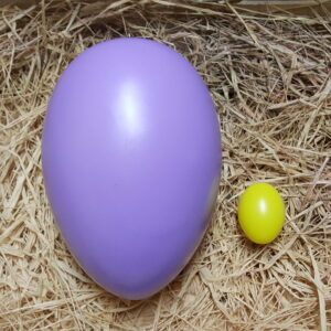 XXL Riesen Osterei (24 cm) – Zartes Flieder für Elegante Akzente