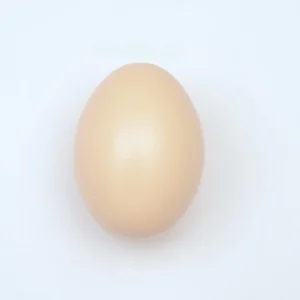 Uni-Farbene Ostereier (60 mm) – Warmes Beige für Elegante Natur-Dekoration