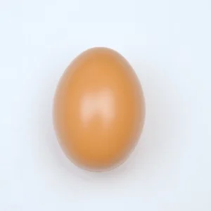 Uni-Farbene Ostereier (60 mm) – Warmes Braun für Erdige Eleganz