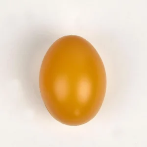 Uni-Farbene Ostereier (60 mm) in Curry – Flexibles Set für Trend-Deko