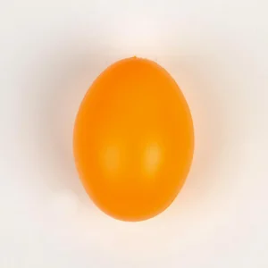 Uni-Farbene Ostereier (60 mm) – Strahlendes Orange für Sonnige Oster-Akzente