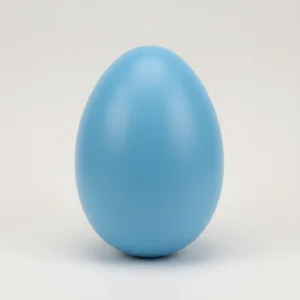 XXL Riesen Osterei (24 cm) – Sanftes Hellblau für Harmonische Akzente