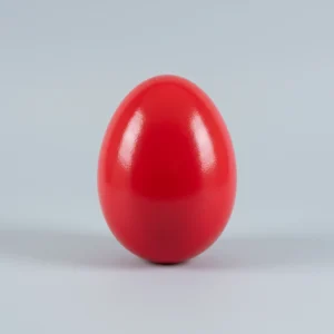 XXL Riesen Osterei (24 cm) – Kräftiges Rot für Klassische Akzente