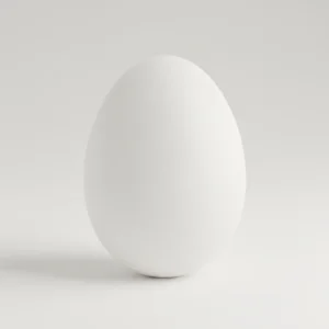 XXL Riesen Osterei (24 cm) – Strahlendes Weiß für Elegante Akzente