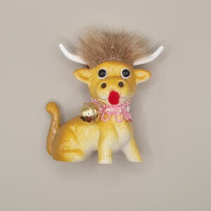 Süße kleine Kuh-Handlackiert und dekoriert