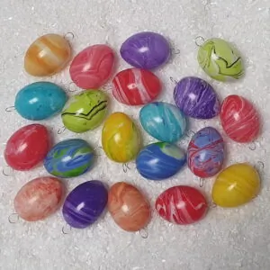 Handmarmoriertes Ostereier-Set (20 St.) 3,8 cm