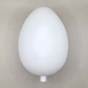 Osterei weiß 14cm mit Stutzen "Petit-DIY"
