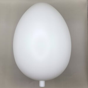 Osterei weiß 24cm mit Stutzen "Gigant-DIY"